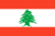 Lebanon flag effect