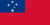 Samoa flag effect