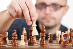 strategy chess board game championship figure chessboard pieces stock photo