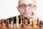 chess board game strategy chessboard pieces competition strategic stock photo