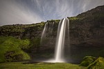 seljalandsfoss waterfall iceland nature landscape earth day stock photo