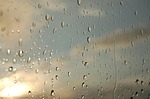 water window drops wet raindrops rainy droplets nature stock photo
