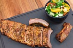 food meat recipe power pork dishes stock photo