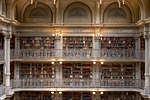 george peabody library institute baltimore john hopkins sheridan stock photo