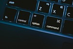 macbook pro keyboard command option control stock photo