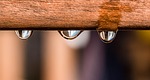 drops waterdrop raindrop wet water roll off clear stock photo
