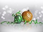 christmas decorations decor holiday ornament style bright green stock photo