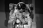 astronaut cosmonaut space suit nasa astronautics black and stock photo