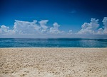 beach sand sea ocean seascape shore seashore coast stock photo