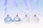christmas baubles balls decorations ornaments winter background stock photo