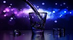 drink glass pouring bar pub ice alcoholic cocktail stock photo