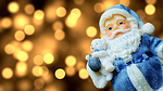 santa claus figure christmas decoration nicholas gifts december stock photo