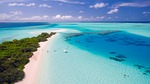 maldives tropics tropical aerial view vacation holiday travel stock photo