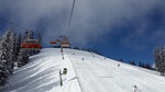 chairlift alpine skiing to ski nature downhill snow stock photo