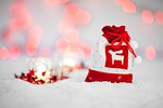 bag celebration christmas december decoration decorative festive gift stock photo