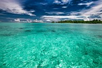the shallow sea tropical kojima transparent turquoise widi stock photo