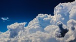 clouds cumulus sky nature cloudscape atmosphere weather bright stock photo