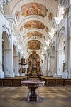 niederalteich monastery benedictine abbey church stock photo
