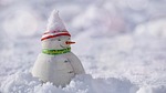 snowman nature snow winter cold wintry white snowy stock photo