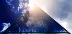 skyscraper glass facade office building architecture nature heaven stock photo