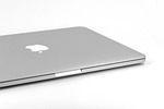 apple imac macbook pro portable laptop mac computer stock photo