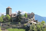 castle tyrol south-tirol italy stock photo