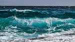 waves nature sea ocean beach blue water clear stock photo
