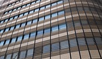 belgium brussel office building architecture window glass modern stock photo