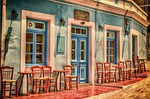 cafe building nature greece karpathos island facade architecture stock photo