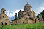 georgia monastery of gelati church architecture religion old stock photo