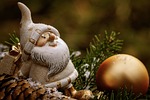 christmas gnome decoration advent decor stock photo