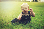 baby boy portrait happy kid child infant son stock photo
