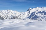 nature winter snow ski vorarlberg klostertal alps austria stock photo