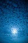 mackerel sky moonlit night clouds nature moon blue stock photo