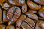 coffee bean caffeine beans shop aroma roasted brown stock photo