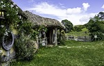 new zealand hobbit nature hobbiton tourism travel nz stock photo
