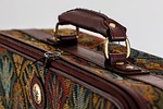 suitcase luggage baggage bag case travel vacation trip stock photo