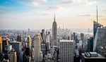 nyc new york city america usa cityscape building stock photo