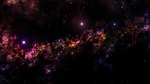 milky way nebula stars space galaxy cosmos stock photo