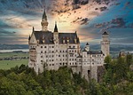 castle neuschwanstein bavaria germany fairy tale feet building stock photo