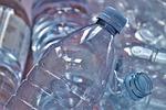 the bottle plastic segregation processing recycling reflection container stock photo