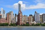 new york landscape usa city manhattan america buildings stock photo