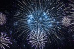 fireworks bright night celebration party sparkler spark pyrotechnics stock photo