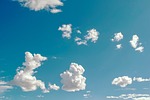 sky clouds nature forms air atmosphere cumulus stock photo