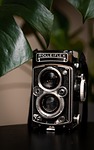 camera vintage photography retro old analog film dual stock photo