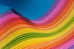 abstract rainbow pattern lines stripes spectrum 4k wallpaper stock photo