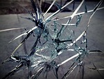 glass broken crystal break cracks texture stone glasses stock photo