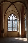 church cathedral window building glass gothic religion holy stock photo