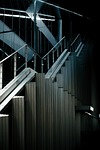 staircase dark architecture interior stairway building office phone stock photo