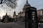 cathedral london architecture tourism travel building city stock photo